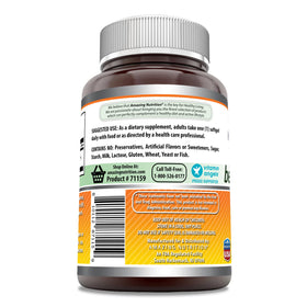 Étiquette du flacon de Beta Carotène Amazing Nutrition