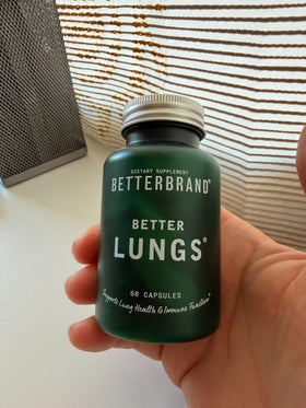 Étiquette du flacon de Betterbrand BetterLungs