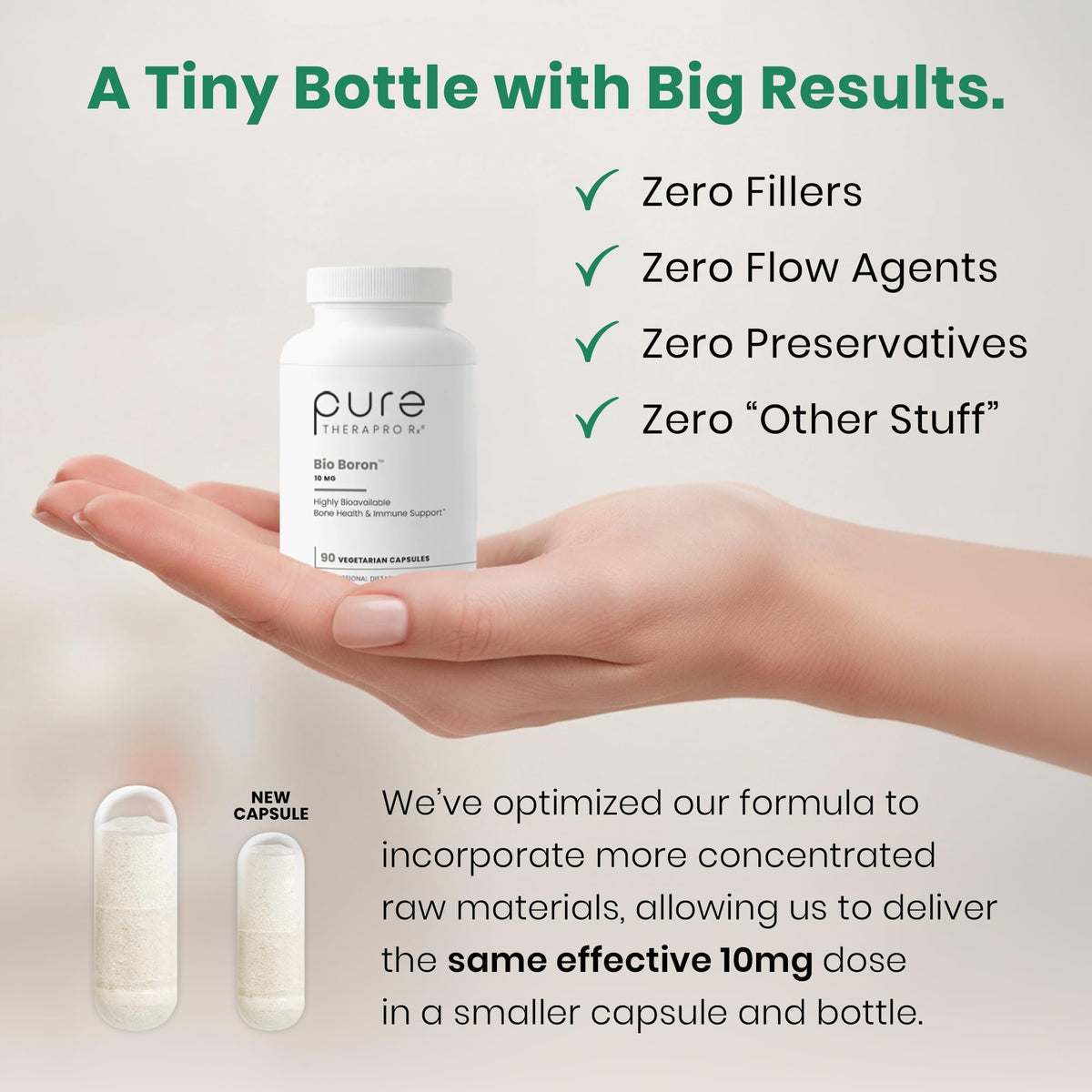 Étiquette du flacon de Bio Boron Pure Therapro Rx