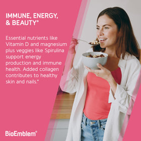 Étiquette du flacon de BioEmblem Multivitamine Femme