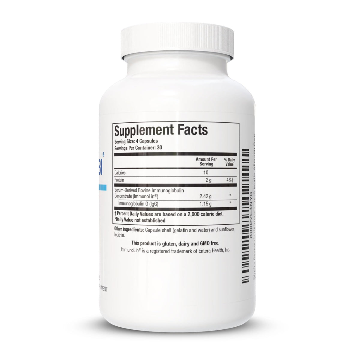 Étiquette du flacon de BIOTICS RESEARCH daily wellness-gG™