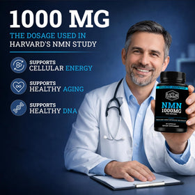 Étiquette du flacon de Black Forest NMN 1000mg