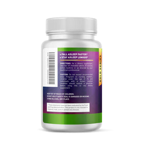 Étiquette du flacon de Built by Nature Melatonine 10 mg