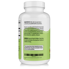 Étiquette du flacon de citrate de potassium NaturalSlim