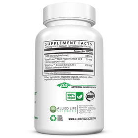 Étiquette du Flacon de Complément Alimentaire DIM 300 mg