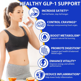 Étiquette du flacon de complément GLP-1 SOLEMEONY