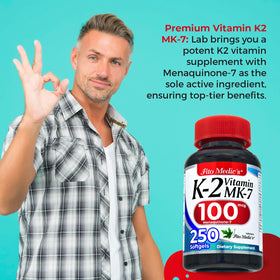 Étiquette du flacon de FITO MEDIC'S Vitamin K2 MK-7