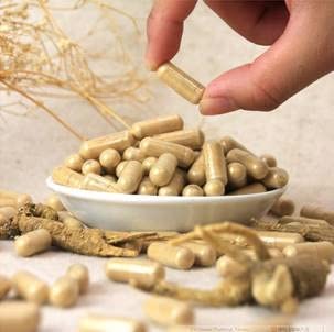 Étiquette du flacon de ginseng américain Hsu's