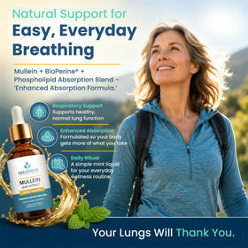 Étiquette du flacon de gouttes BREATHIUM avec ingrédients