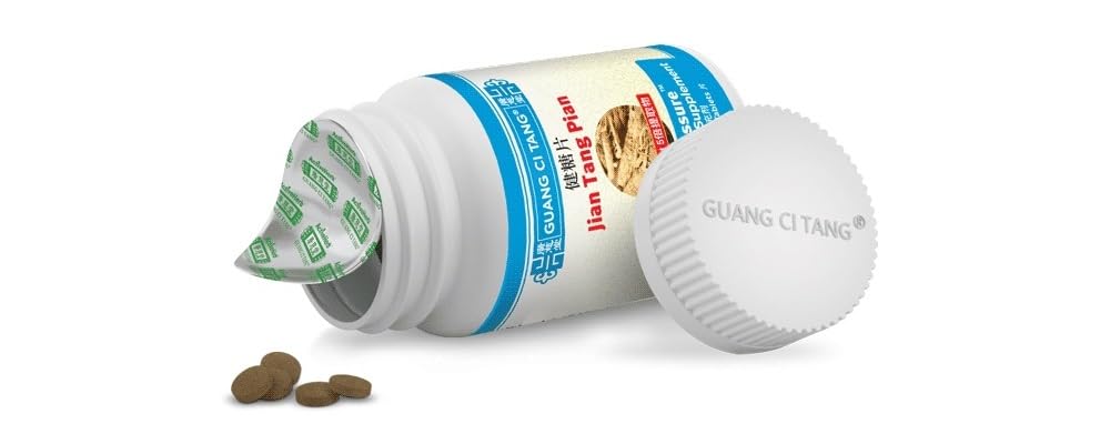 Étiquette du flacon de Guang Ci Tang GlucoAssure