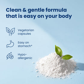 Étiquette du flacon de HealthA2Z Magnésium Glycinate