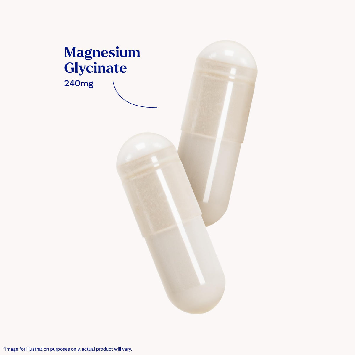 Étiquette du flacon de magnésium glycinate Natrol 240 mg