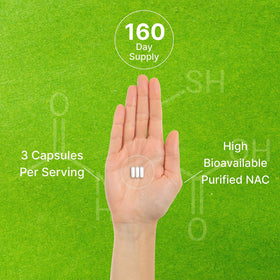 Étiquette du flacon de NAC 1 000 mg