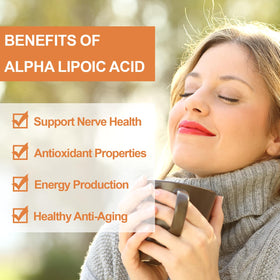 Étiquette du flacon de Novafun Acide Alpha Lipoïque