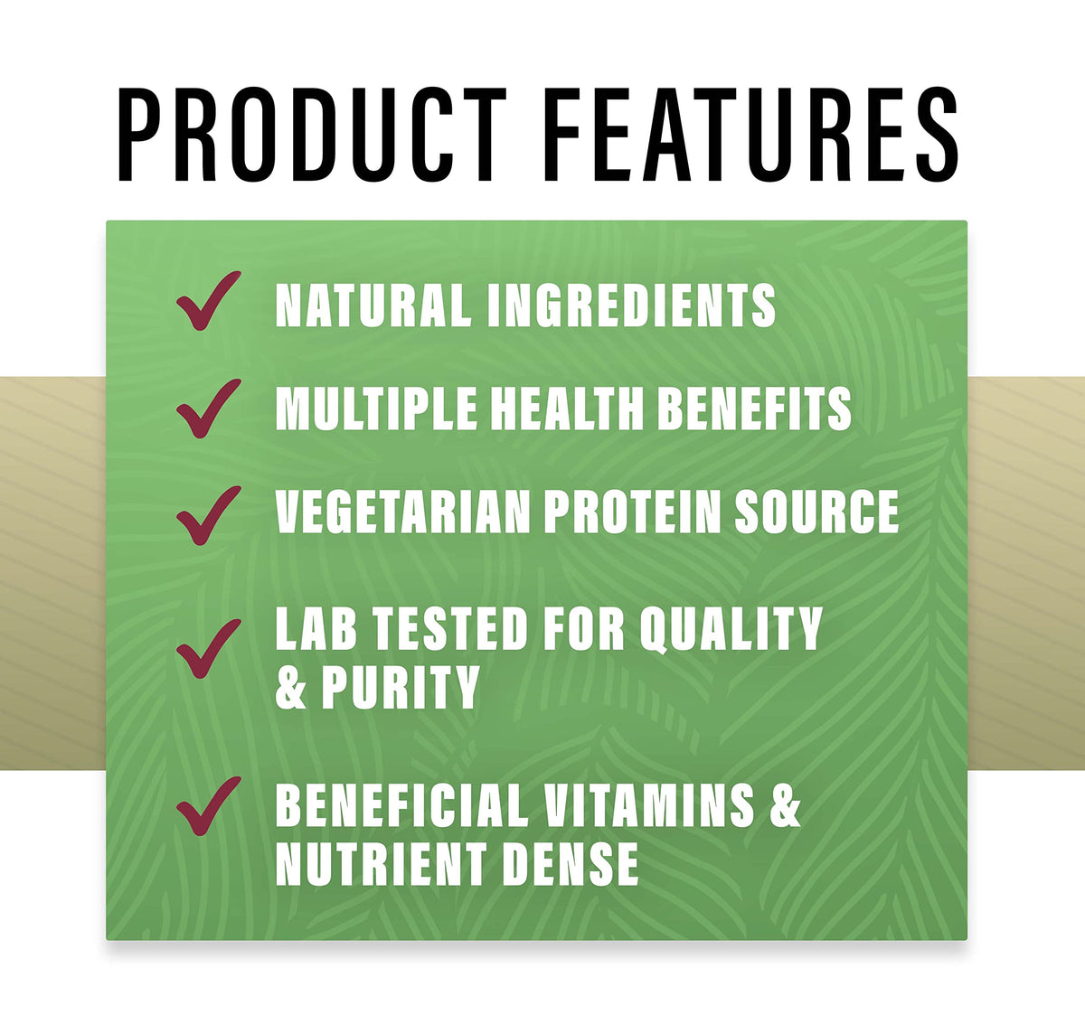 Étiquette du flacon de Perfect Supplements Aquatic Greens avec ingrédients