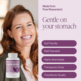 Étiquette du flacon de Pure Resveratrol 600mg
