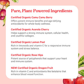 Étiquette du flacon de PURE SYNERGY Pure Radiance C
