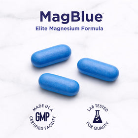 Étiquette du flacon de Purity Products MagBlue