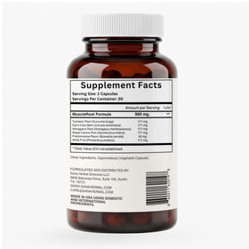 Étiquette du flacon de Sana Herbal Sciences avec informations