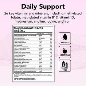 Étiquette du flacon de Theralogix Essentia Multivitamine Femme