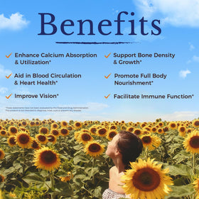 Étiquette du flacon de Vitalitown Vitamine ADK