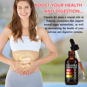 Étiquette du flacon de vitamine B Complexe AEBEFBAW