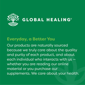 Étiquette du flacon de vitamine B12 liquide Global Healing Center