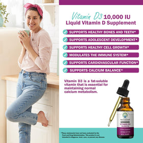 Étiquette du flacon de Vitamine D3 NatureGenX