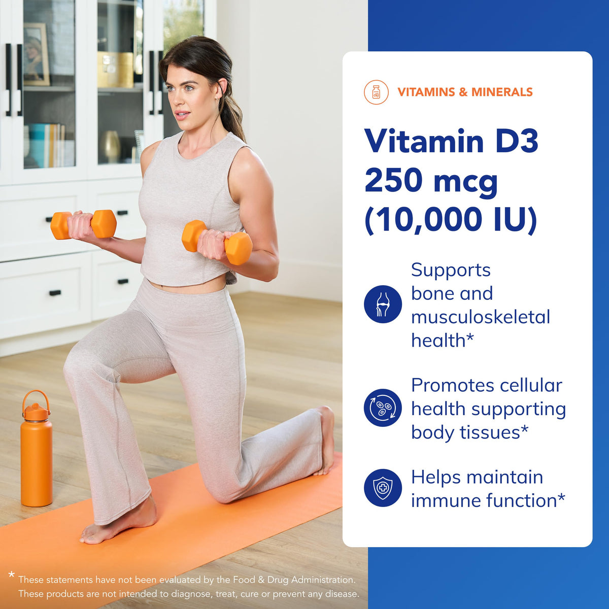 Étiquette du flacon de Vitamine D3 Pure Encapsulations