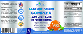 Étiquette du flacon de YUMMYVITE Citrate de Magnésium 500mg