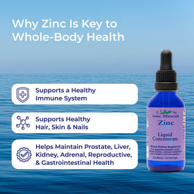 Étiquette du flacon de zinc liquide Eidon