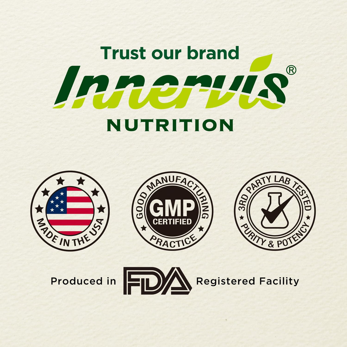 Étiquette du flacon Mood & Vitality INNERVISNUTRITION