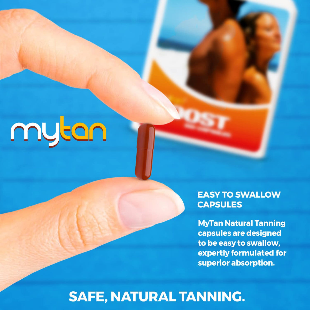 Étiquette du flacon MyTan Compléments Alimentaires Bronzage