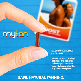 Étiquette du flacon MyTan Compléments Alimentaires Bronzage