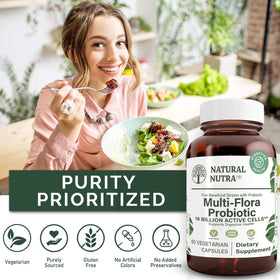 Étiquette du flacon Natural Nutra Probiotique