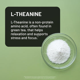 Étiquette du flacon NatureWise L-Théanine 200mg