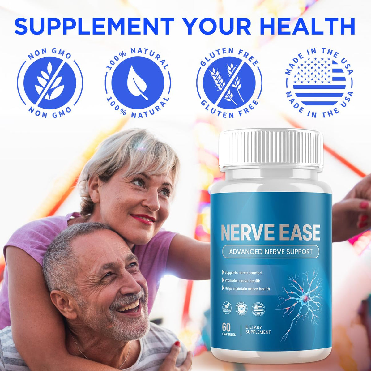 Étiquette du flacon Nerve Ease Flex University
