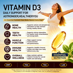 Étiquette du flacon NUTRITION29 Vitamine D3 5000 IU