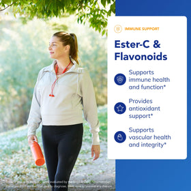 Étiquette du flacon Pure Encapsulations Ester-C & Flavonoids