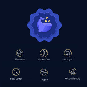 Étiquette du flacon Sleepwhale Complément Sommeil
