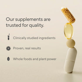 Étiquette du flacon Sunergetic Candida Cleanse avec informations nutritionnelles