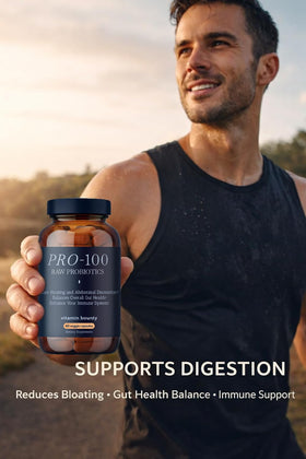 Étiquette du flacon Vitamin Bounty Pro-100 Probiotique
