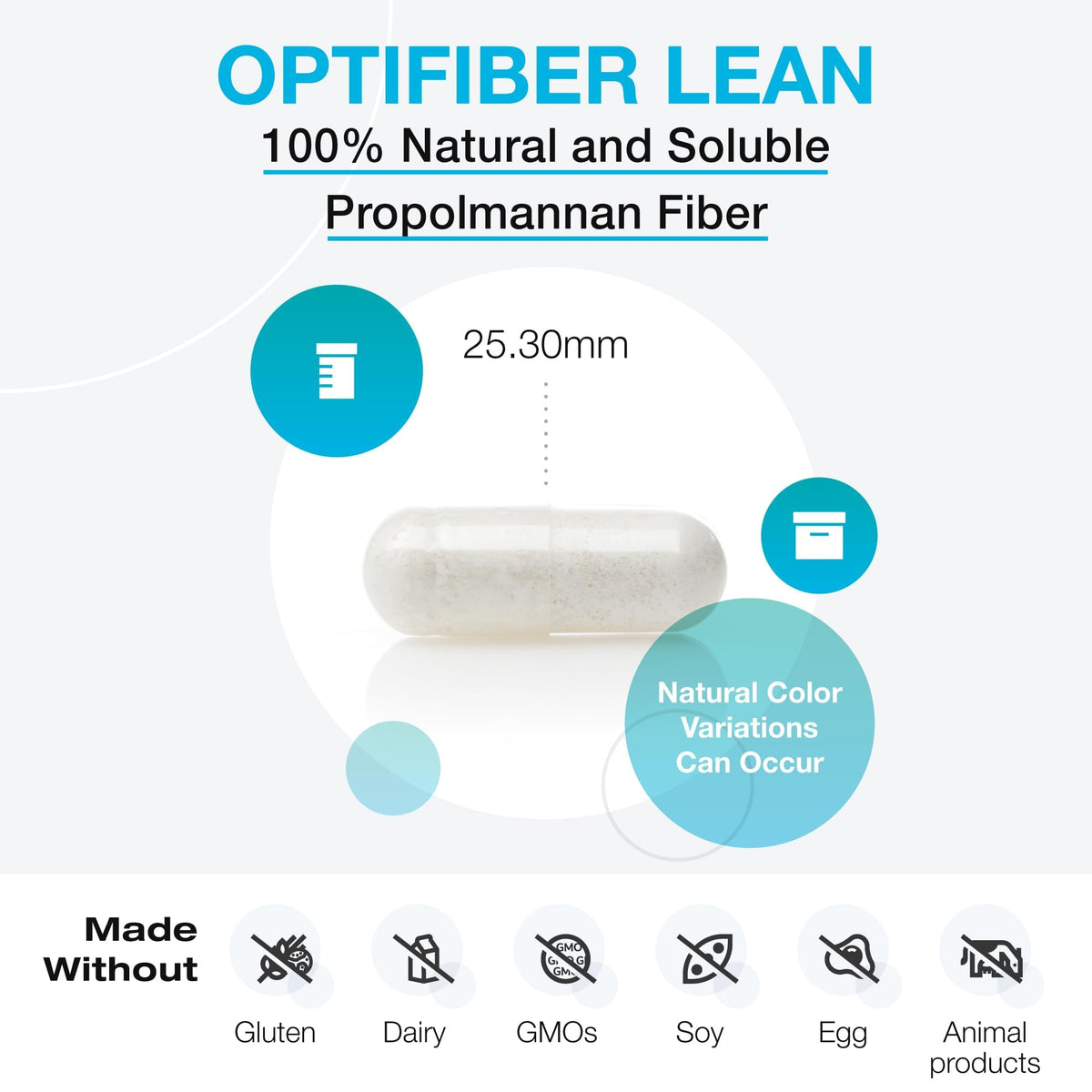 Étiquette du flacon XYMOGEN OptiFiber Lean