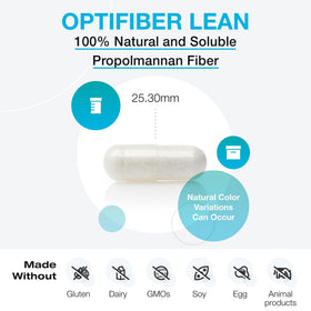 Étiquette du flacon XYMOGEN OptiFiber Lean