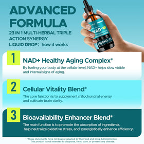 Étiquette du KEDISOM NAD+ Liposomal 120 ml