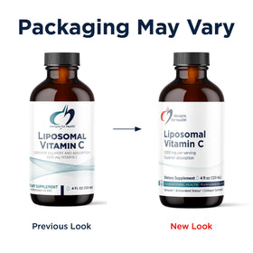 Étiquette du Liposomal Vitamin C Liquide 1000mg avec informations nutritionnelles