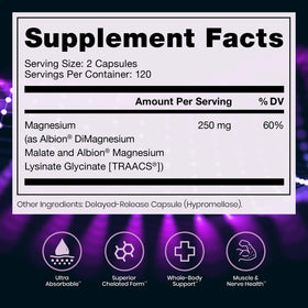 Étiquette du Magnésium Optimum Pure Therapro Rx