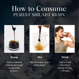 Étiquette du pot de shilajit Pure Himalayan