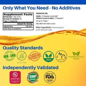 Étiquette du produit Argent Colloïdal 500 ppm de Natural Path