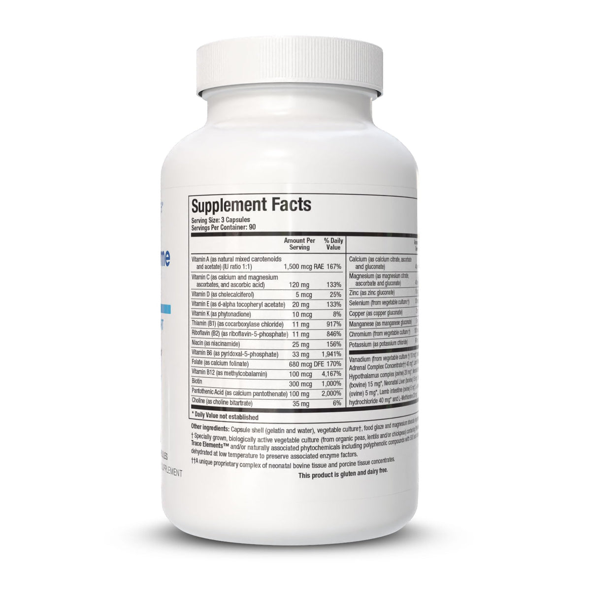 Étiquette du produit Bio Glycozyme Forte de BIOTICS RESEARCH